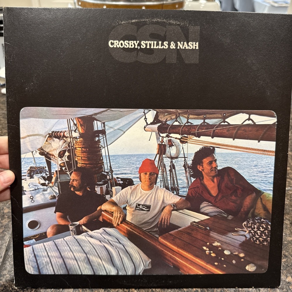 CSN Self Titled Vinyl LP Record Crosby Stills Nash 1977 Atlantic SD 19104